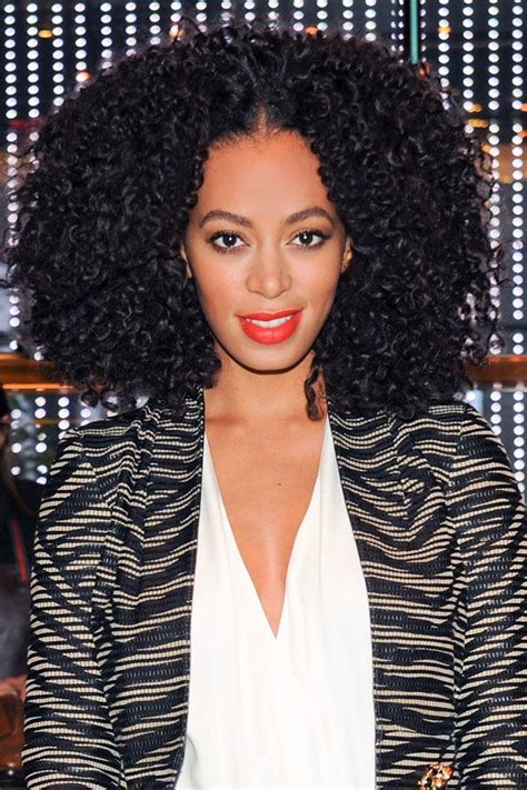 Solange Knowles’ Awesome Afro Celebrity Hair And Hairstyles Uk Big Hair