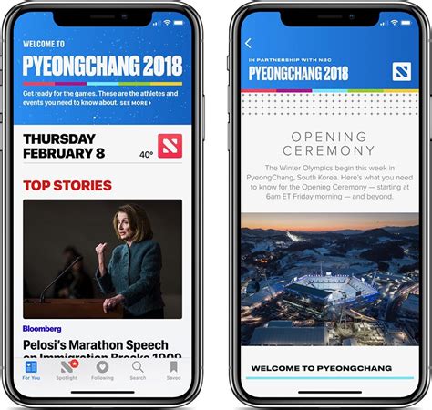 Apple News Introduces Coverage Portal of 2018 Winter Olympics in ...