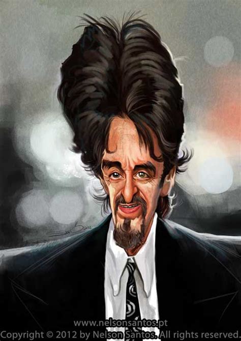 Al Pacino Caricature Portrait By Nelsonsantos On Deviantart