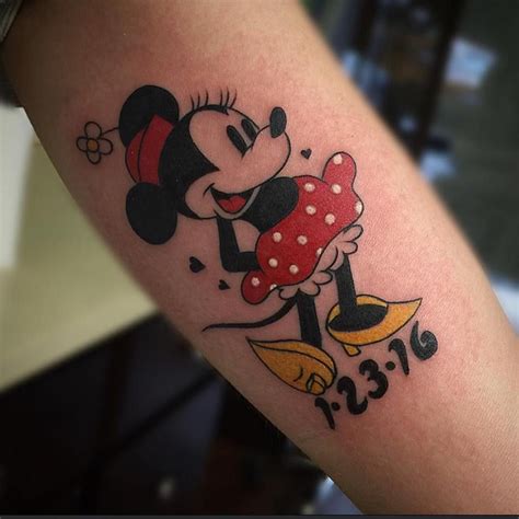 Minnie Mouse Tattoo By Stephen Sanchez