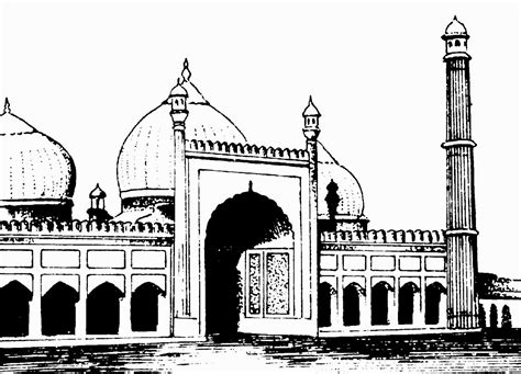 Masjid Amazing Drawing Drawing Skill