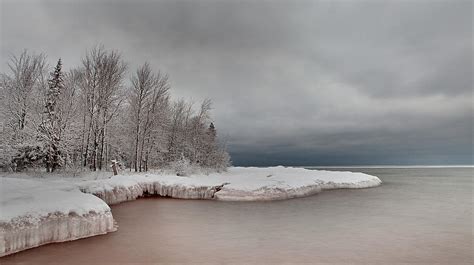 Frozen Shore Photograph By William Rogers Fine Art America