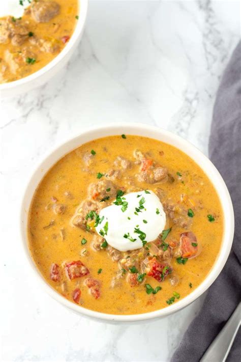 Add the oregano, cumin and paprika and saute for a further 3 minutes, until fragrant. This delicious Taco Soup is low carb and Keto friendly ...