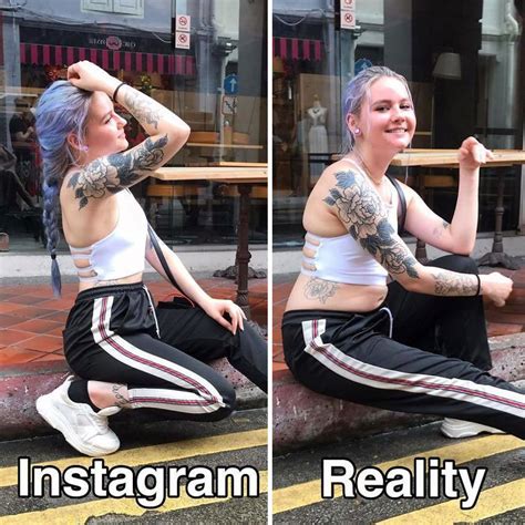 Health Blogger Reveals The Reality Behind Instagram Pics New Pics Instagram Vs Real Life