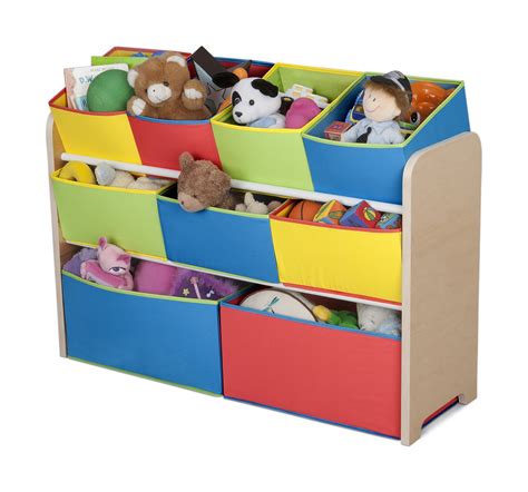 Delta Children Deluxe Multi Bin Toy Organizer With Storage Bins