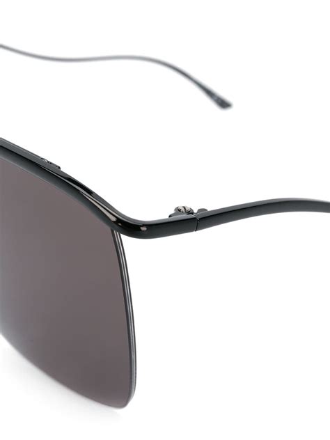 balenciaga eyewear navigator frame sunglasses farfetch