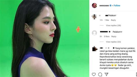 I'll believe it even if you say it's han so hee's younger sister. Indonesian netizens flood Korean actress Han So-hee's ...