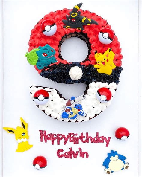Pokemon Number 9 Birthday Cake In 2023 9th Birthday Cake Pokemon