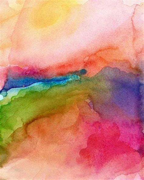 Abstract Art Print Watercolor Painting Refresh Etsy