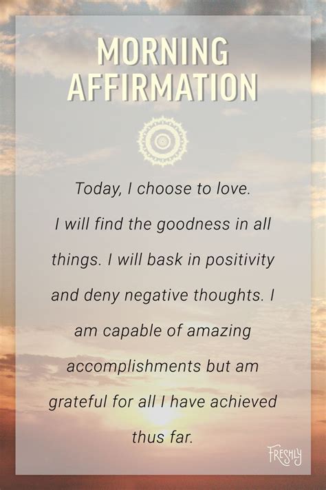 Begin The Day With A Positive Mindset This Morning Affirmation Will