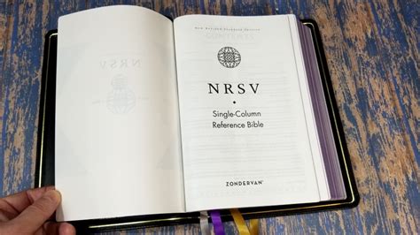 Nrsv Single Column Reference Bible Premier Collection 9 Bible