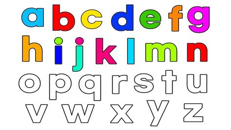 Abcdefghijklmnopqrstuvwxyz All Alphabet Drawing And Coloring For