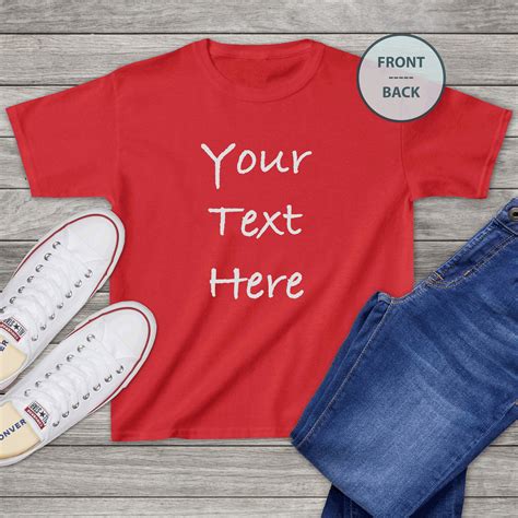Personalized Kids T Shirt Printing Etsy