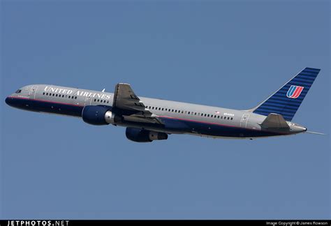 N542ua Boeing 757 222 United Airlines James Rowson Jetphotos