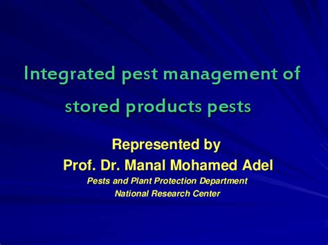 It is necessary to obtain a permit prior to killing protected animals in georgia. (PPT) Integrated pest management of stored products pests ...