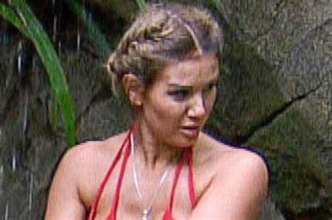 Im A Celeb 2017 Rebekah Vardy Rivals Myleene Klass In Sexy Jungle Shower Pictures Daily Star