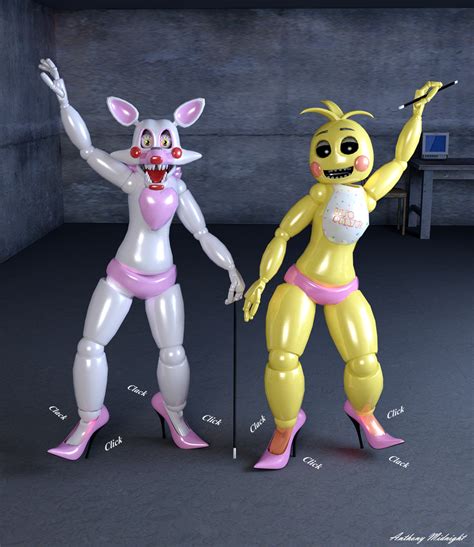 Pre Mangle And Toy Chica Tap Dancing In Heels By Anthonymidnight On