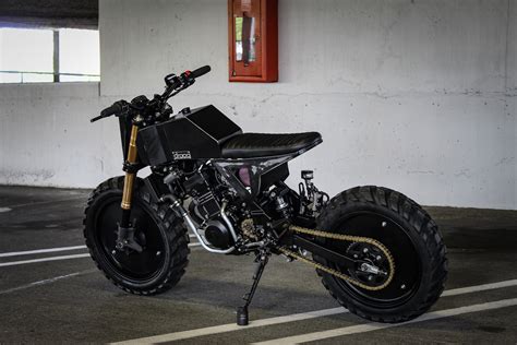 The Droog Moto Custom Kawasaki Ninja 250 R Scrambler X Street Fighter