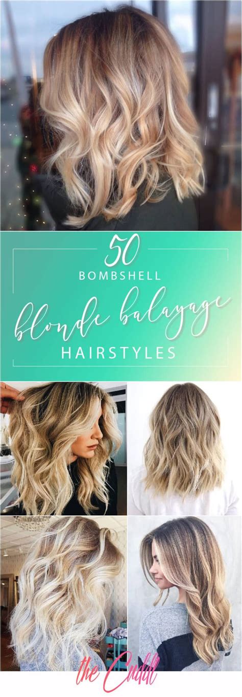 50 Bombshell Blonde Balayage Hairstyles That Are Cute And Easy For 2020