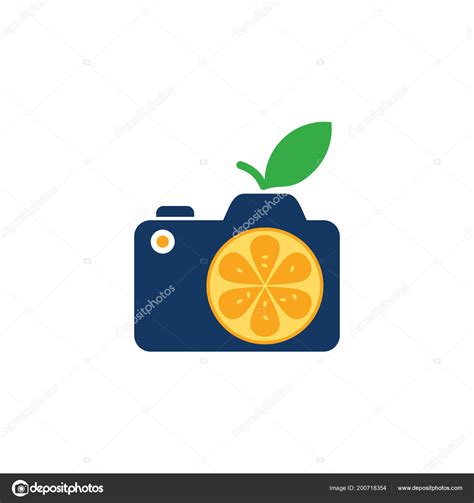 Fruit Camera Logo Icon Design Stock Vector Image By ©putracetol 200718354