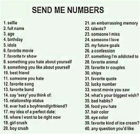 I Am Bitterly So Bord So Send Me A Number Number Question Game Pick