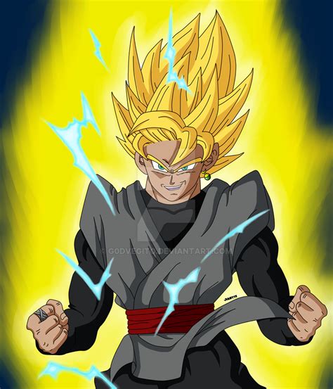Goku Black Super Saiyan 2 By G0dvegito On Deviantart