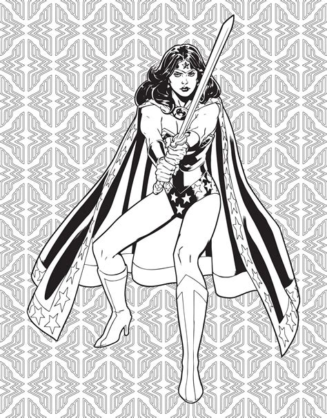 Dc Comics Wonder Woman Coloring Book Book By Insight Editions
