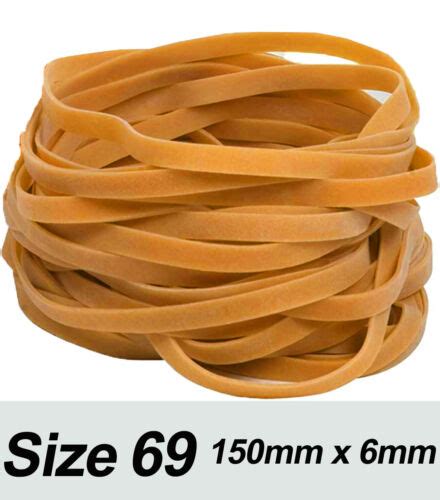Size 69 Elastic Rubber Bands Extra Large 150mm X 6mm Strong Thick