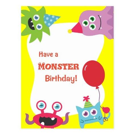 Pin On Monster Birthday Party