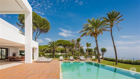 Modern Frontline Beach Villa In Marbella Spain In Marbella Spain For