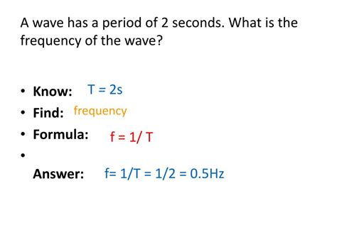 Rearranging for final velocity, we get equation (2): Spice of Lyfe: Frequency Formula Physics Waves
