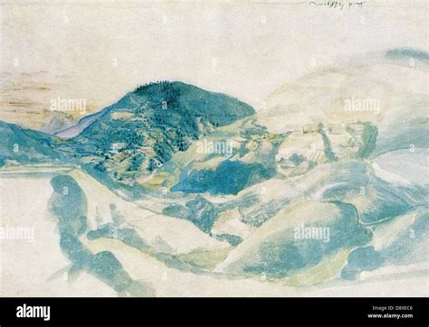 Welsch Pirg Or Alpine Landscape 1495 Watercolor By Albrecht Durer