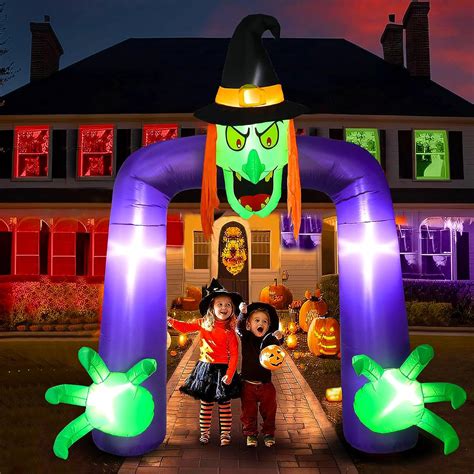 10ft Tall Halloween Inflatables Archway Decorations Outdoor Scary