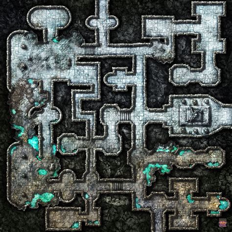 Dungeon Dimensions Ice Water Quarter Indoors E Fantasy Map Pathfinder Maps Dnd World Map
