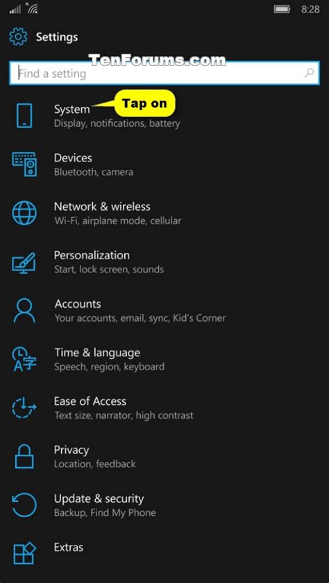 Action Center Quick Actions Add Or Remove In Windows 10 Mobile