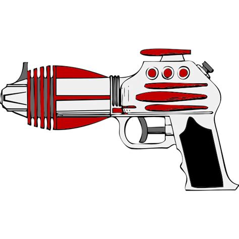 Vector Illustration Of Ray Gun Free Svg