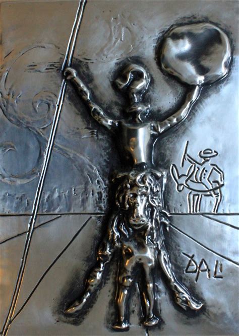 Don Quixote Silver Bas Relief Sculpture By Salvador Dalí On Artnet