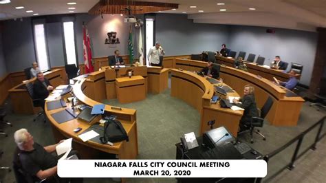 March 20 2020 Council Meeting Niagara Falls Council Meeting For March 20 2020 View The