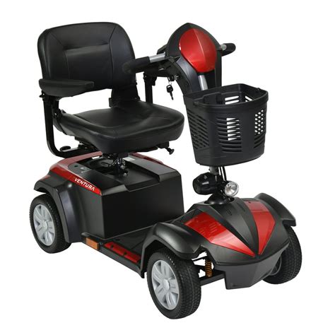 Drive Medical Ventura Power Mobility Scooter 4 Wheel 18 Folding Seat