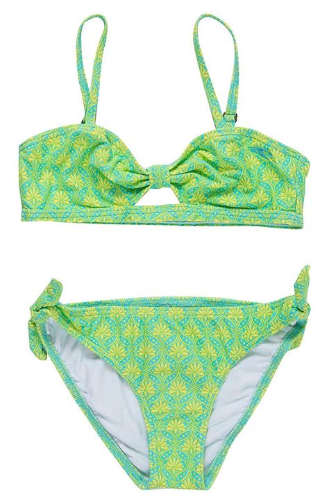 Oneill Print Two Piece Bandeau Swimsuit Big Girls Nordstrom
