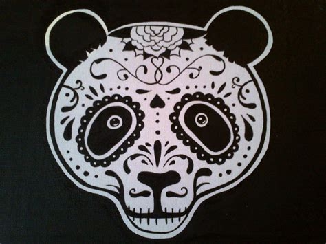 Panda Painting Panda Face Painting Sugar Skull