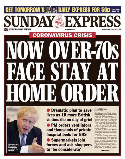 Sunday Express March 15 2020 Newspaper Get Your Digital Subscription