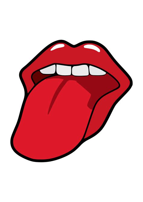Mouth Tongue Out Clipart Free Svg File Svg Free Files Free Clip Art
