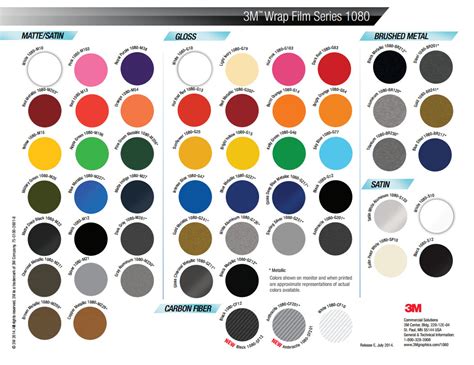 Vinyl Wrap Colors Digital Print Media