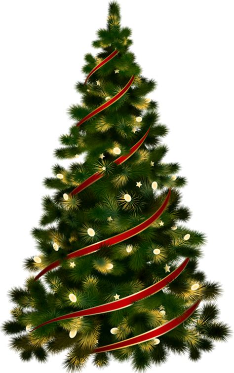 Transparent Christmas Tree Clip Art