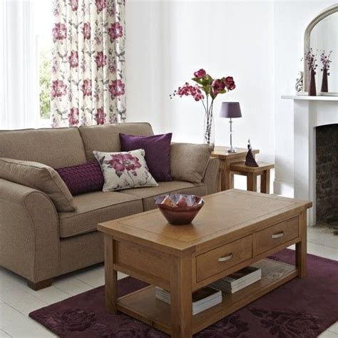Purple Living Room Interior Design Ideas Plum Perfection For A More