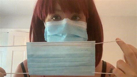 Surgical Mask Fetish Try On And Layering Mp4 Deannas Clip Store