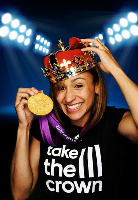 Olympic Golden Girl Jessica Ennis Shows Off Her Medal In The Takethestage Photobooth At The
