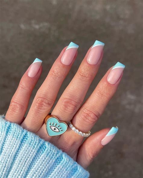 50 Best Aqua Nail Designs You Need To Try The Pink Brunette