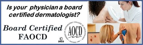 American Osteopathic College Of Dermatology Aocd